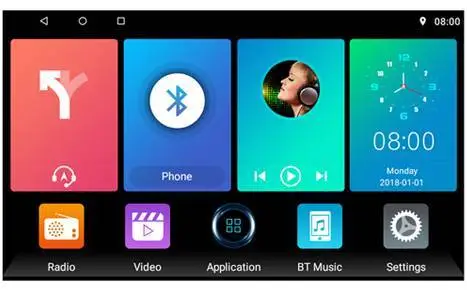 9 Inch 10 Inch T3 Car DVD Player Radio Auto Stereo Car Navigators Touch Screen Car DVD Player 1