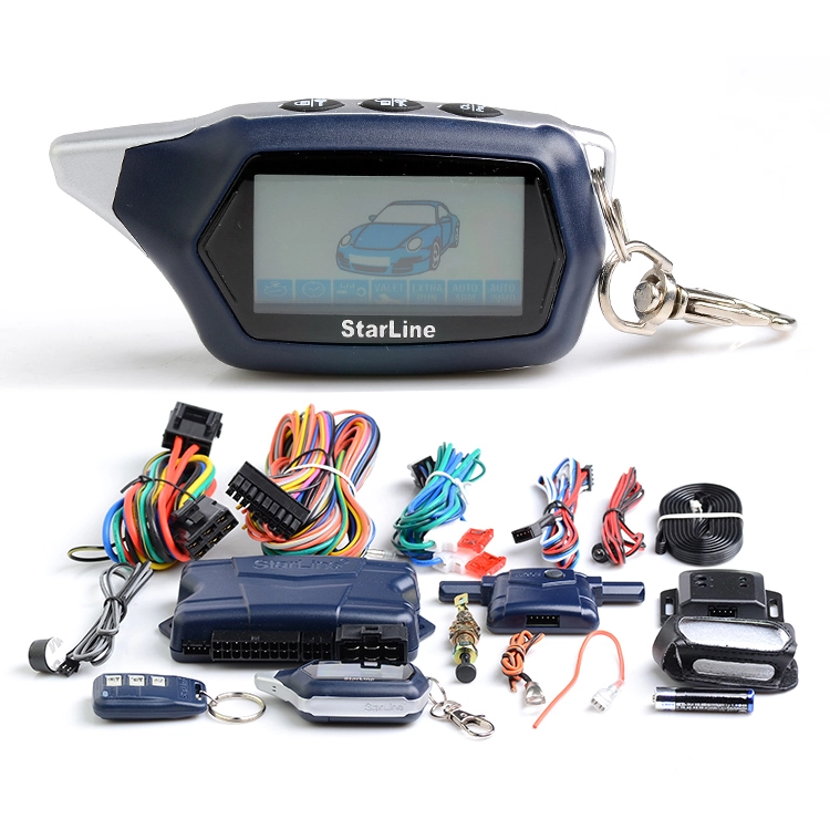 C9 Two Way Car Alarm System DC12V Universal LCD Remote Control Car Alarm Security System 1