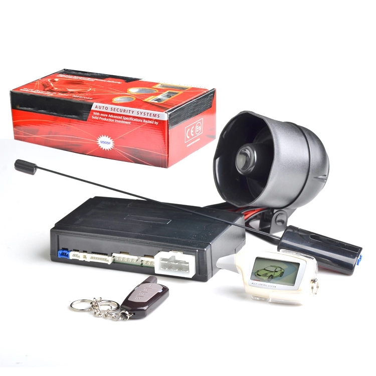 M909F Two way car alarm system auto security system LCD remote control car alarm engin starter 1