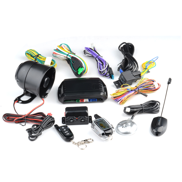 MG103 LCD Car Alarm Two Way Two Car Security System 2