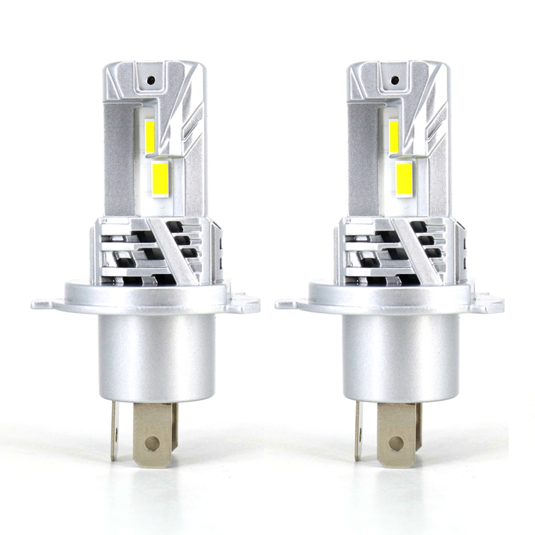 High power led headlight fanless M6 72w 12000lm 9005 9006 9012 H7 H8 H4 led headlight bulb