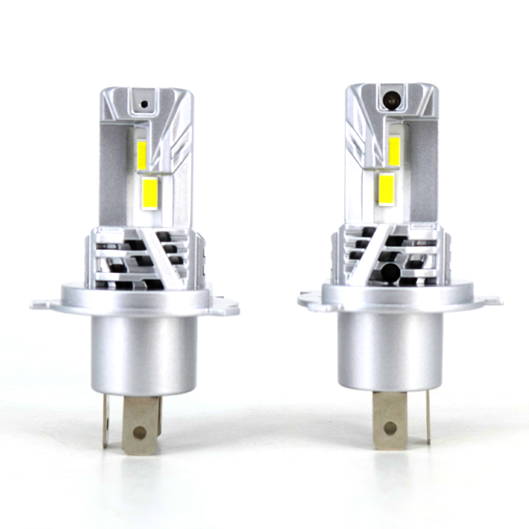 High power led headlight fanless M6 72w 12000lm 9005 9006 9012 H7 H8 H4 led headlight bulb