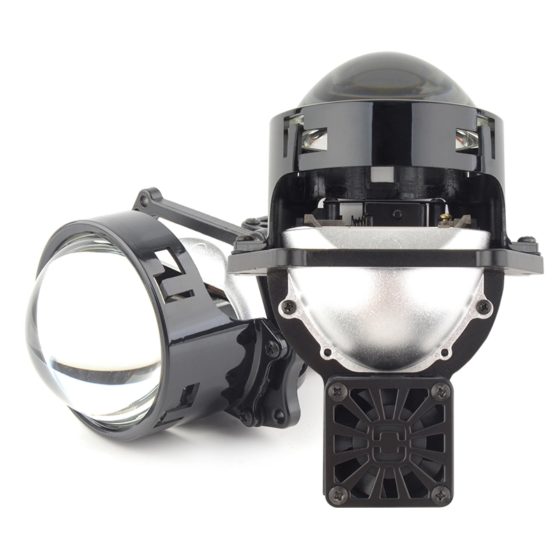 110W New 3.0 Bi LED Projector Lens Headlight Universal LED Headlight Hi Low Beam LED H4 Projector Kit LED Projector Lens 1