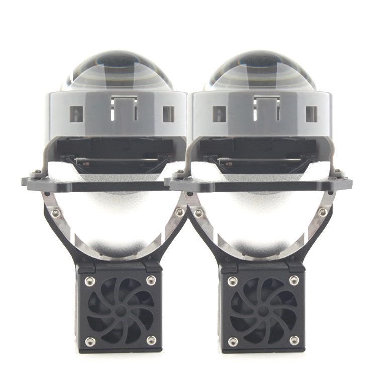 2024 LED Car Headlight Retrofit 12V Bi LED Projector Lens 3 Inch 120W 6000K Super Bright Hi Lo Beam Bi-LED Projector Lens 1