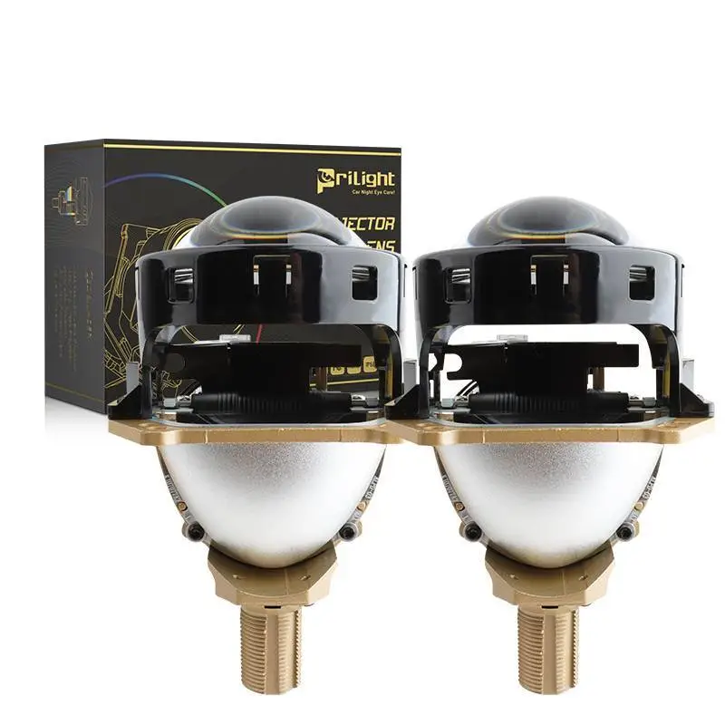 Hot Selling 120w DC12V 6000K Bi LED Projector Lens 3 Inch Car Accessories LED Headlight Hi Lo Beam Auto LED Projector Lens Lamp 1