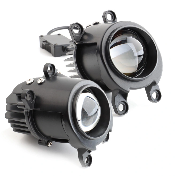 60w Auto Fog LED Headlamp 2.0 inch 5500k 6000k Hi Lo Beam Fog LED Projector Lens Vehicles Universal Car Accessories 1