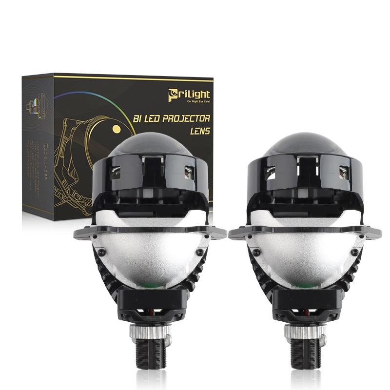 Focos LED 3 Inch Car Projector Lens LED Headlight 120W 6500K 12000LM Bifocal LED Projector Lens No Damage Installation 1
