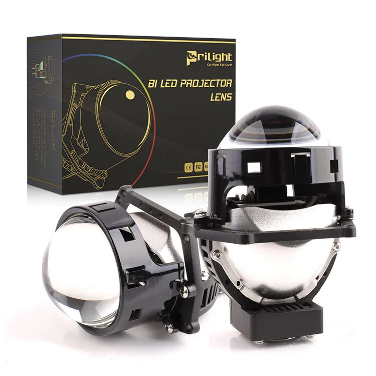 Auto Headlamp 120W 12000Lm 3 Inch Bi-led Factory Direct Sales Bi LED Projector Lens Canbus Headlight 1