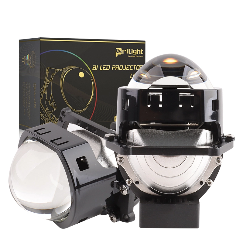 120W Highlight LED Headlights Lens Light for Car 6500K Bi LED Projector Lens 15000lm 12V Headlamps Car Accessories 1