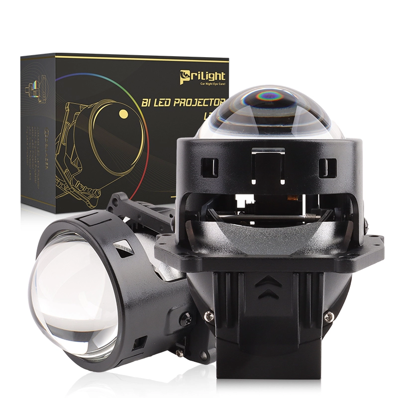 3 Inch LED Bifocal Bi LED Projector Lens 130W 13000LM Super Bright LED Headlights Projector Lens 1