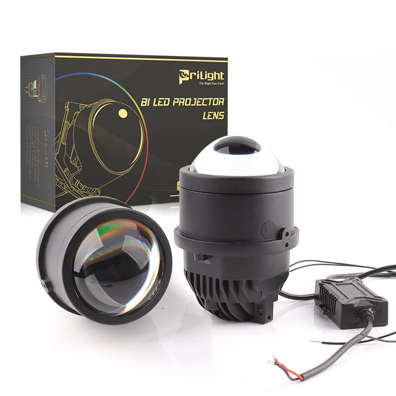 Bi-LED Fog Projector 3.0 Inch 140W Tricolor Yellow White Fog Biled Projector Lens 1