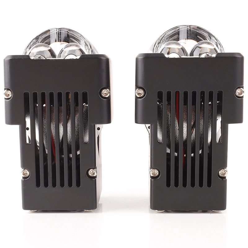 Auto Front LED CAuto Lighting System Mini 1.7 Inch Bi LED Projector Lens High Low Beam Light Matrix Modules Car LED Headlights 1