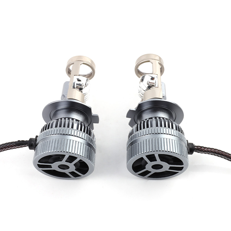 110W 13000LM H4 Mini Bi Led Projector Headlight Lens Car H4 Bi LED Projector Lens With Built-in Driver 2