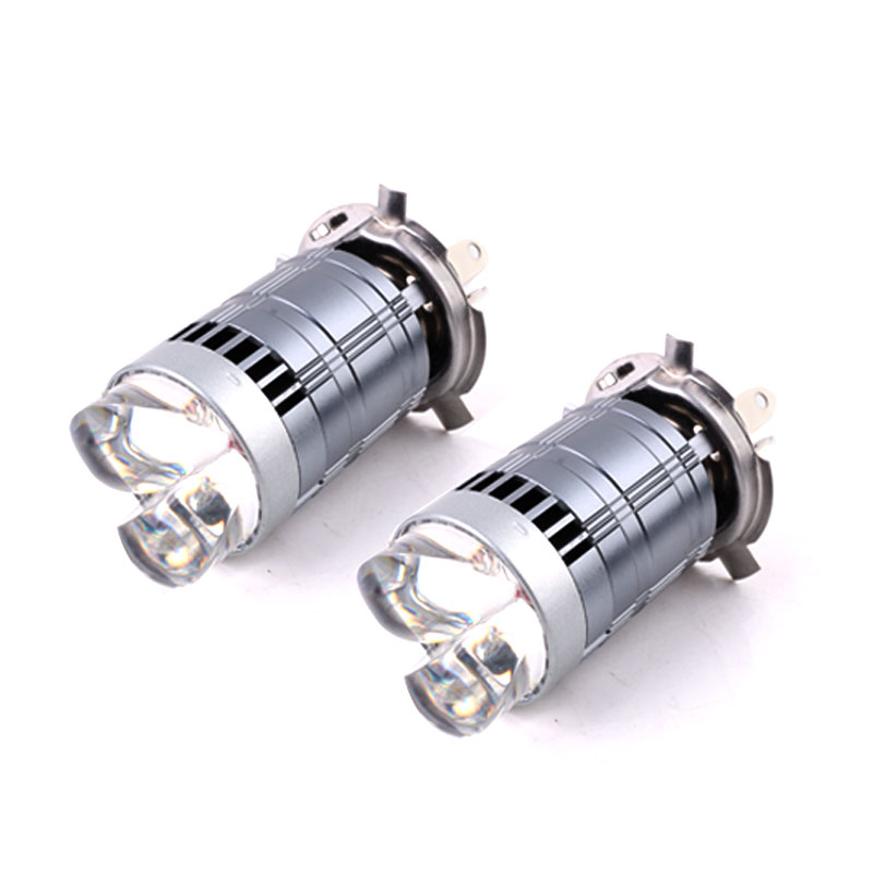 MOTO Led Part Laser Led Headlight Projector Lens 6500K 12000LM 100W Mini H4 Laser Led Projector Lens 2