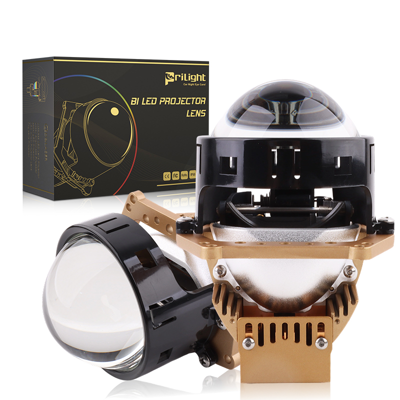 Prilight Highlight Biled Projector Lens 3 Inch 3000K 4500K 6000K 85W Super Bright High Low Beam Bi Led Lens 1