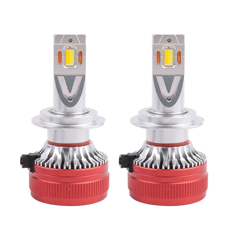 Prilight Phone APP Control Led Headlight Bulb 3000K-6500K RGB Led Headlight 75W 8000LM Led H1 H4 H7 H11Led Headlight 1