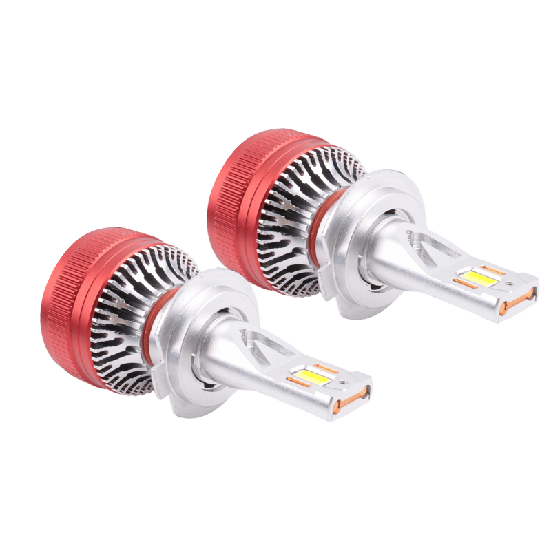 Prilight Phone APP Control Led Headlight Bulb 3000K-6500K RGB Led Headlight 75W 8000LM Led H1 H4 H7 H11Led Headlight 4