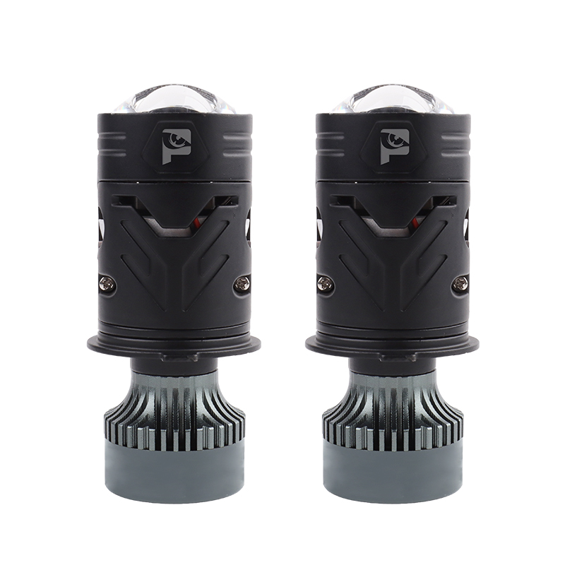 Car Retrofit Led Projector Headlight Lens H4 160W 17000LM Dual Lens Mini H4 Bi Led Projector Lens Auto Headlamp 6