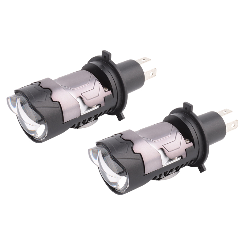 Three Lens Car Mini H4 Bi Led Projector Lens Universal DC12V 120W 14000LM 6500K 6