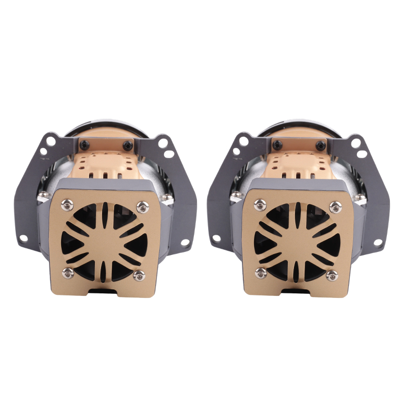 Car Light Accessories 3 Inch Laser Bi Led Projector Lens 80W 8500LM Double Prism Dual Lens Auto LED Headlights Lens 6