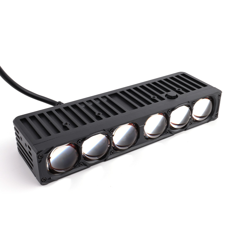 Car Accessories Car Grill Lights 150W 6500K Waterproof 6 Lens Matrix Grill Light Led Projector Lens 1