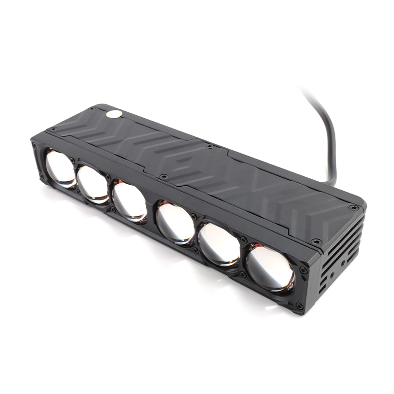 Car Accessories Car Grill Lights 150W 6500K Waterproof 6 Lens Matrix Grill Light Led Projector Lens 6