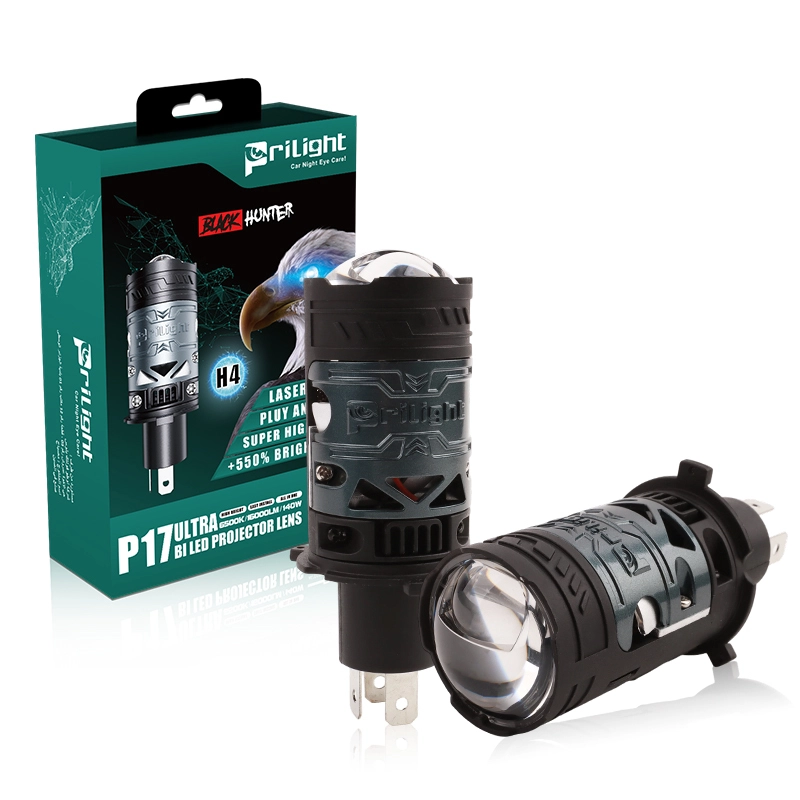 Car Accessories Light 140W 16000LM Mini H4 Bi LED Projector Lens Perfect Beam Pattern Car Mini H4 Bi Led Projector Lens 1