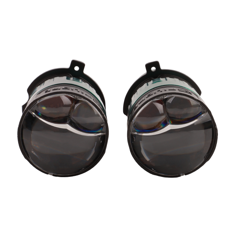 P19S Mini H4 Laser Bi Led Projector Lens 180W 19000LM Led Headlight Projector Lens with Three Lens Laser Light 7