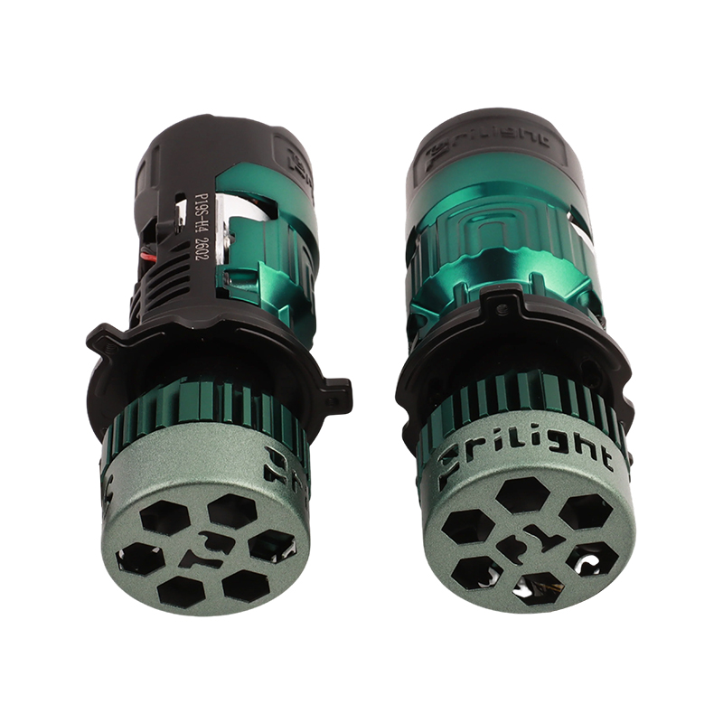 P19S Mini H4 Laser Bi Led Projector Lens 180W 19000LM Led Headlight Projector Lens with Three Lens Laser Light 3