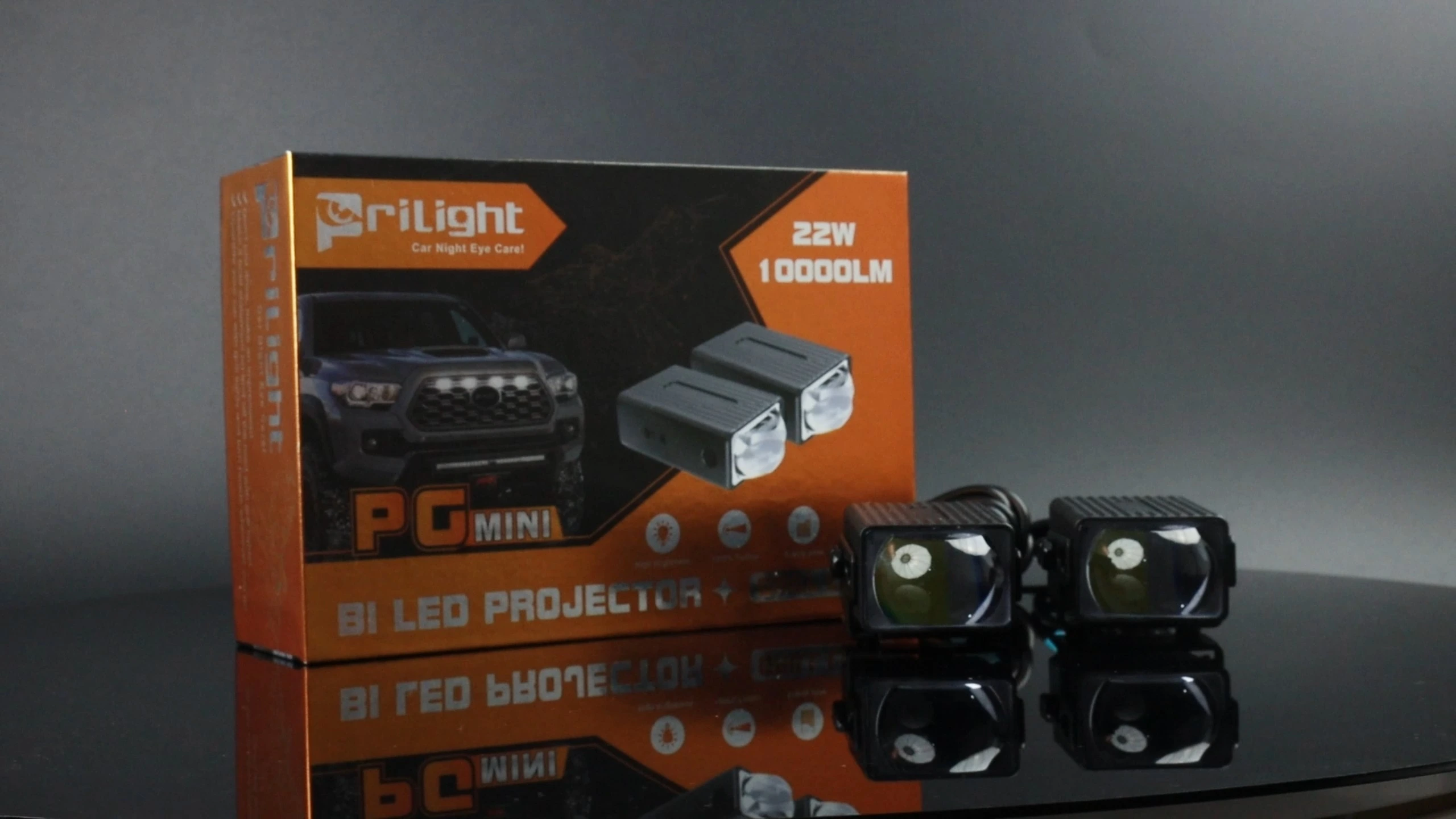 Car Matrix Laser Grill Light 3000K 6000K 22W Cars Auxiliary External Light Mini Auto Car Grille Lights 1