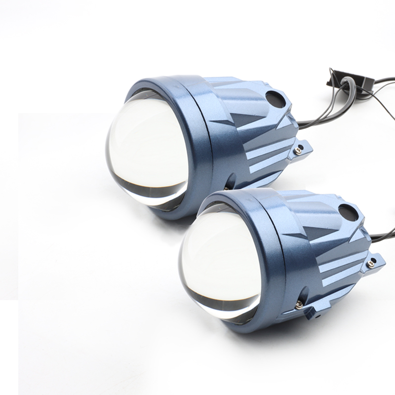 3 Inch Bi-LED Fog Projector Lens 6000K 53W 5500LM High Beam Low Beam LED Lamp for Car Modification 7