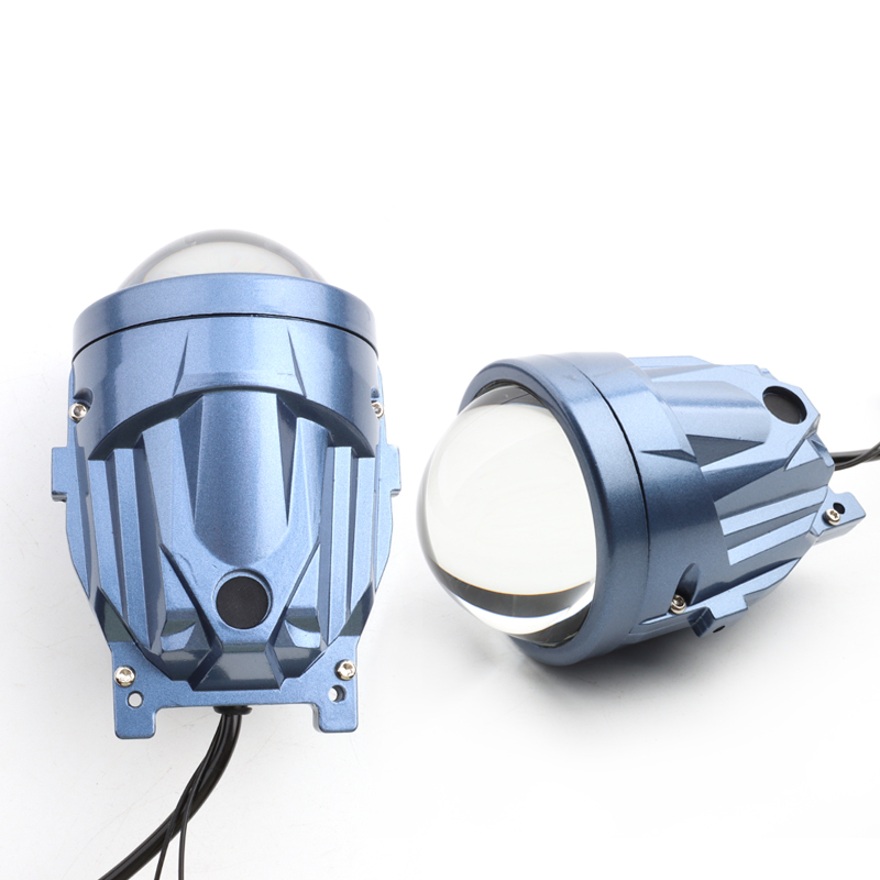 3 Inch Bi-LED Fog Projector Lens 6000K 53W 5500LM High Beam Low Beam LED Lamp for Car Modification 6