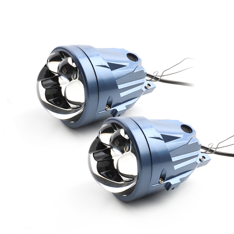 3 Inch Triple-Lens Bi-LED Fog Projector Lens 6000K 89W 10500LM IP68 Universal LED Fog Lamp 2