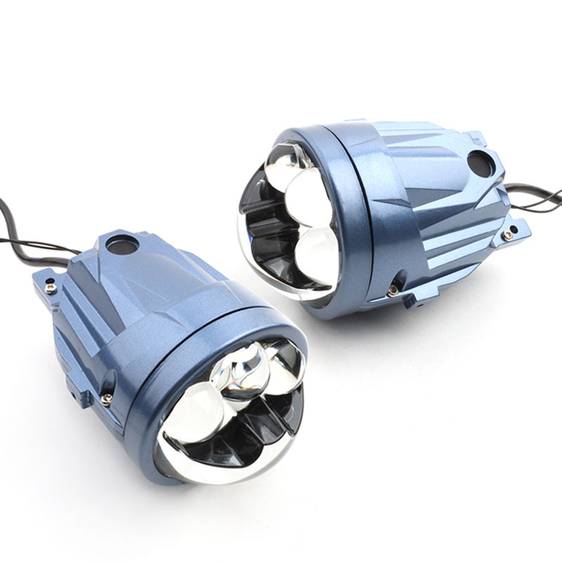 3 Inch Triple-Lens Bi-LED Fog Projector Lens 6000K 89W 10500LM IP68 Universal LED Fog Lamp 4