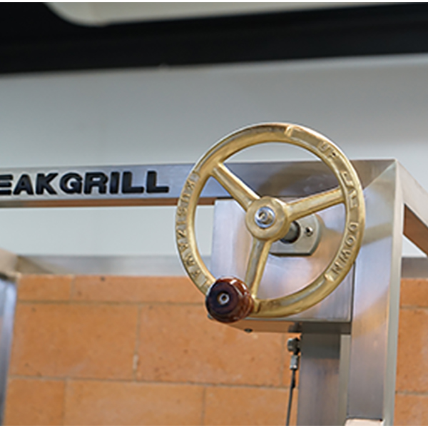 Stainless Steel 800*800*1750mm Elevated charcoal oven with cabinet | SHINELONG 5