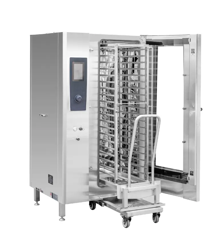 **High-Performance Touch Screen Combi Steamer Oven with Programmable Features** 2