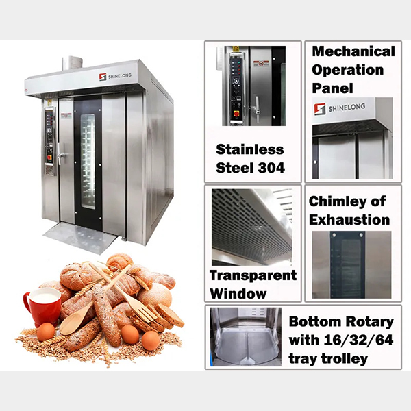 Bulk buy rotating rack convection oven wholesale | SHINELONG 5