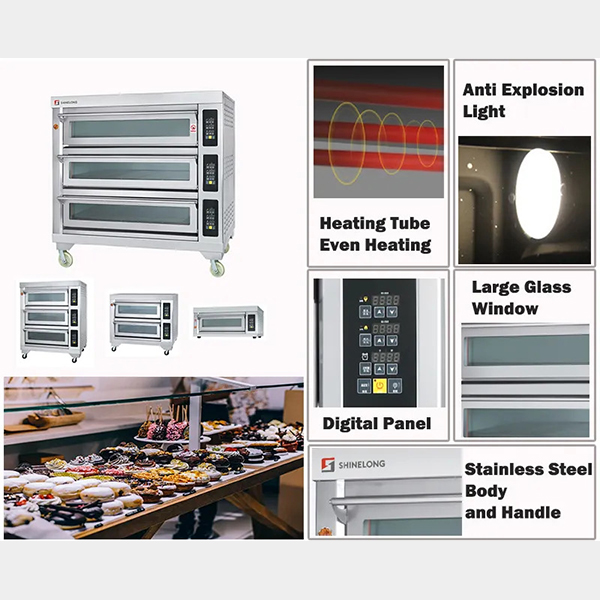 Bulk buy rotating rack convection oven wholesale | SHINELONG 4