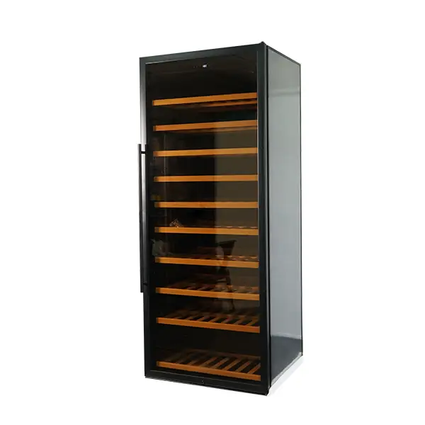 Full Glass Door Commercial Wine Cooler with LED Light | SHINELONG 1