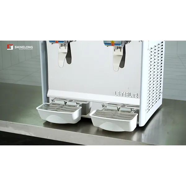 Commercial Double Head Beverage Machine with Rapid Temperature Control 2