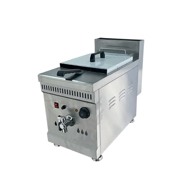 Quality EF-71A 350*680*610mm Single Tank Pulse Gas Fryer-LPG/NG  | SHINELONG 1