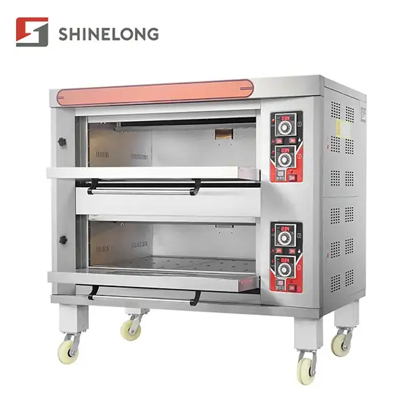 Best 2 Decks Classical Gasdeck oven SHINELONG 1