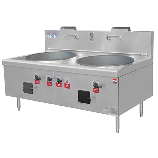 Wok Stove With 2-Burner 1