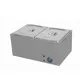 Stainless Steel Bain Marie: 1.8kW, 220-240V, 2 Pans 2