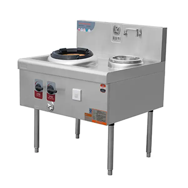 Wok Stove With 1-Burner And1-Warmer-35KW | SHINELONG 1