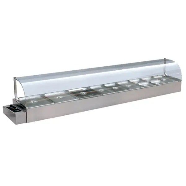 2070*370*370mm Eletric 9-Pan Bain Marie with 1/2*4'+1/3*4' Pans | SHINELONG 1