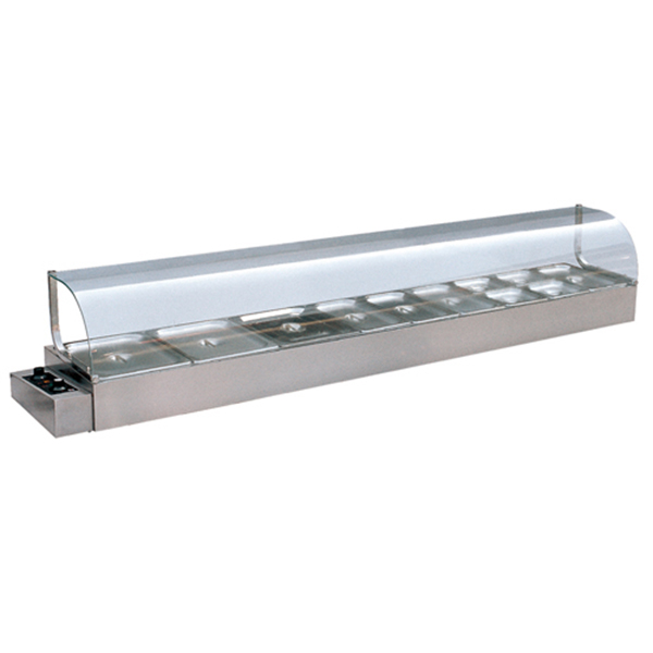 2070*370*370mm Eletric 9-Pan Bain Marie with 1/2*4'+1/3*4' Pans | SHINELONG 3