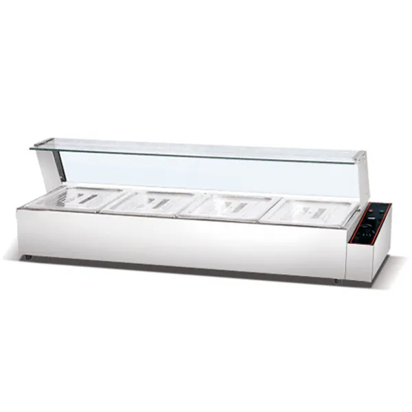 2 Pot Bain Marie - 1.5kW Stainless Steel 201 - 30-85℃ 2