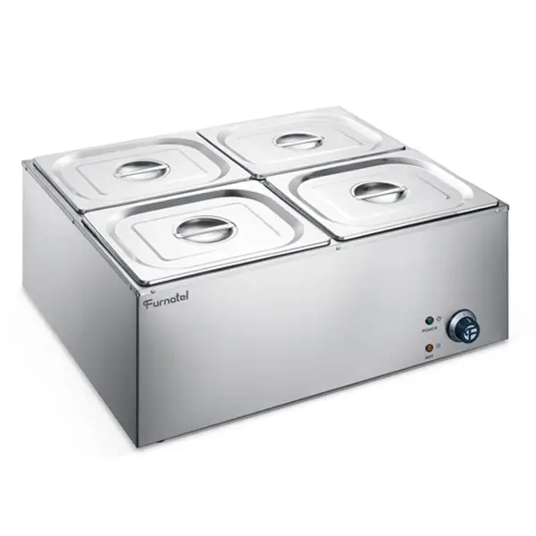 FURNOTEL 680*560*280mm Electric 4-pan Bain Marie 220-240V | SHINELONG 1