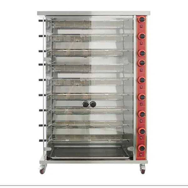 Professional Rotisserie Grill: 36-45 Chicken Capacity, 0.4kW Power 2